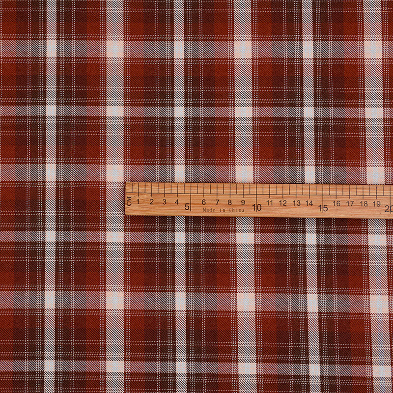 Plaid Yarn Dyed Poplin Fabric for Suit Wholesale Supplier 19