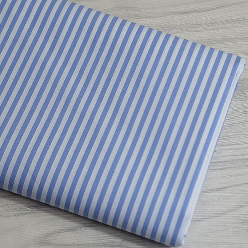 Dress Stripe Yarn Dyed Poplin Fabric for Dress Wholesale Supplier 5