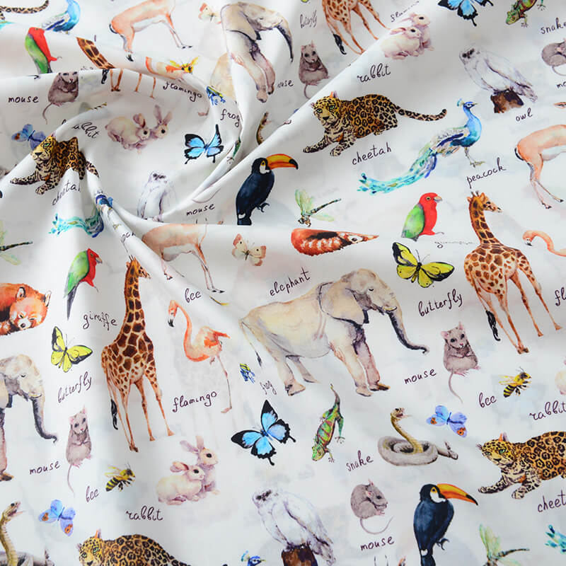 60-count Handmade 100% Cotton Knit Poplin Fabric for Apparel Wholesale Supp