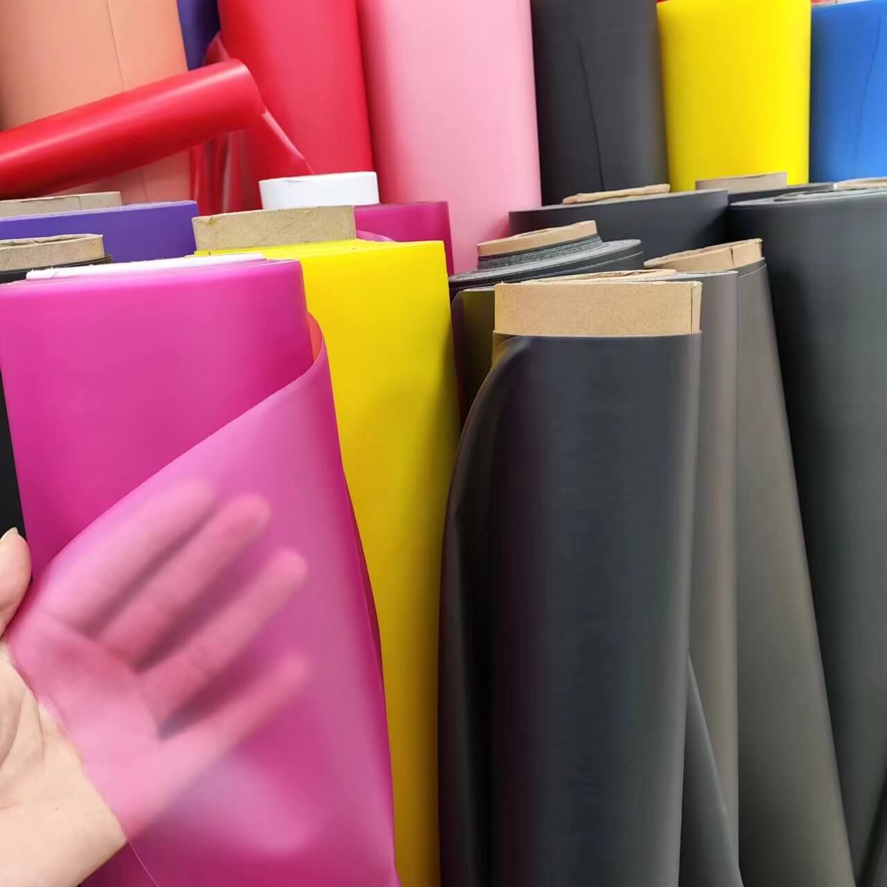 Sheer TPU PU Leather Fabric Wholesale Supplier