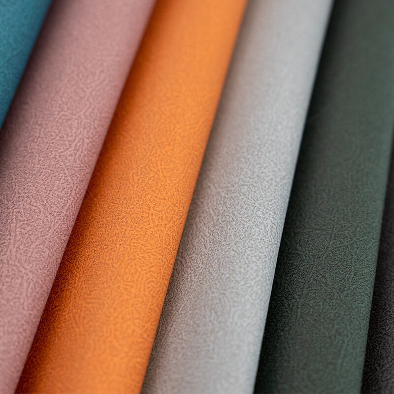 Foil Sofa Polyester PU Leather Fabric for Sofa Wholesale Supplier