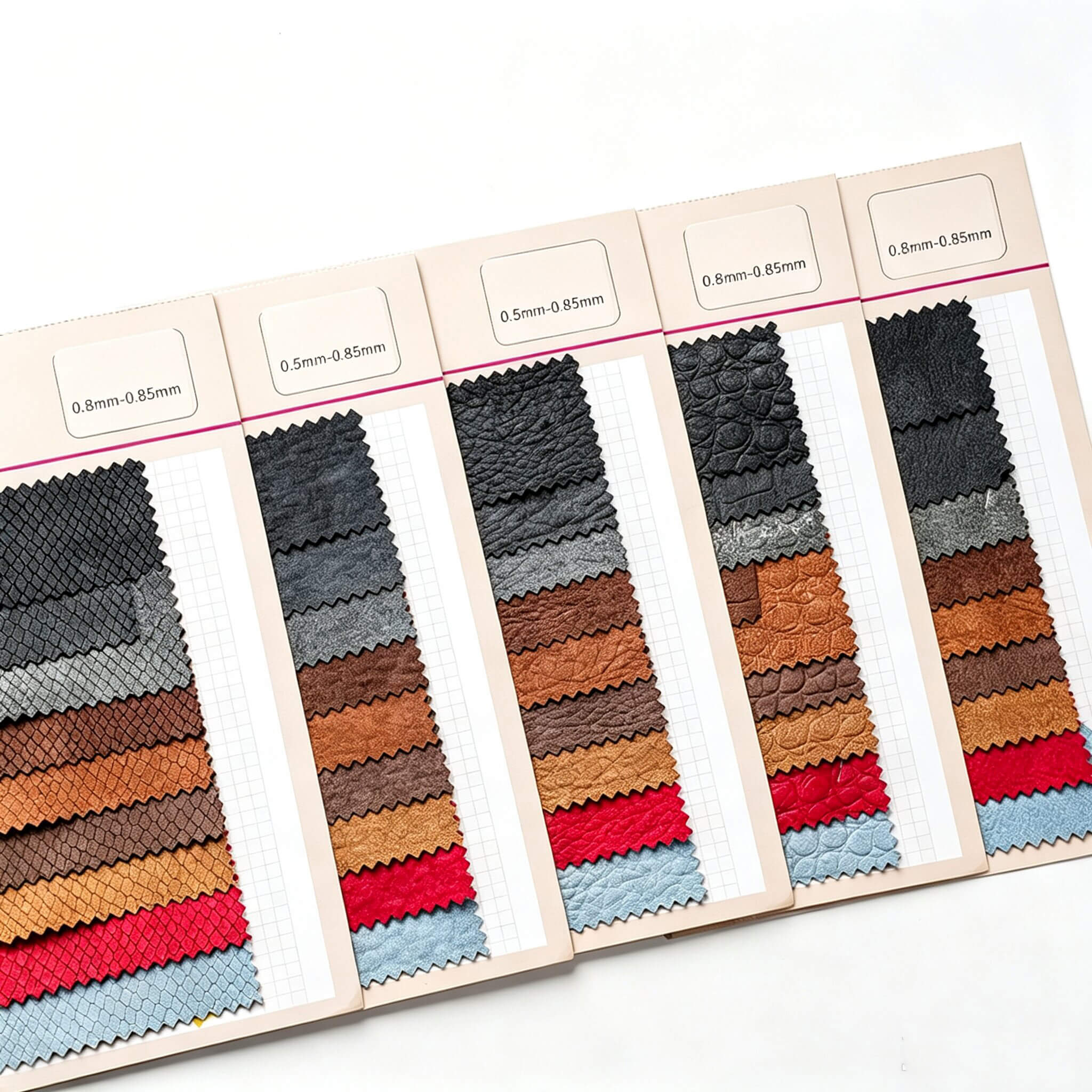 Vintage Women's Kids Faux Leather PU Leather Fabric for Kids Wear Whol