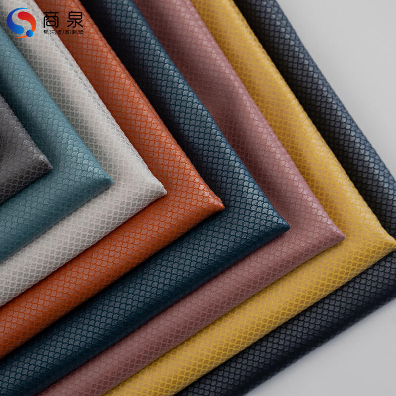 Foil Sofa Polyester PU Leather Fabric for Sofa Wholesale Supplier