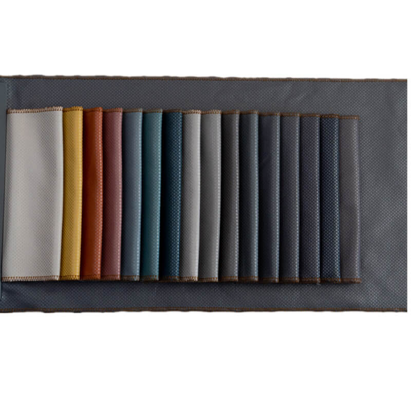 Foil Sofa Polyester PU Leather Fabric for Sofa Wholesale Supplier 5