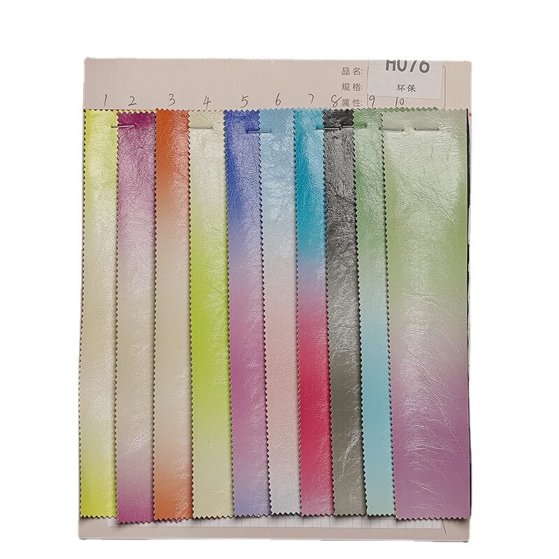 Kids Faux Leather PU Leather Fabric for Kids Wear Wholesale Supplier 5