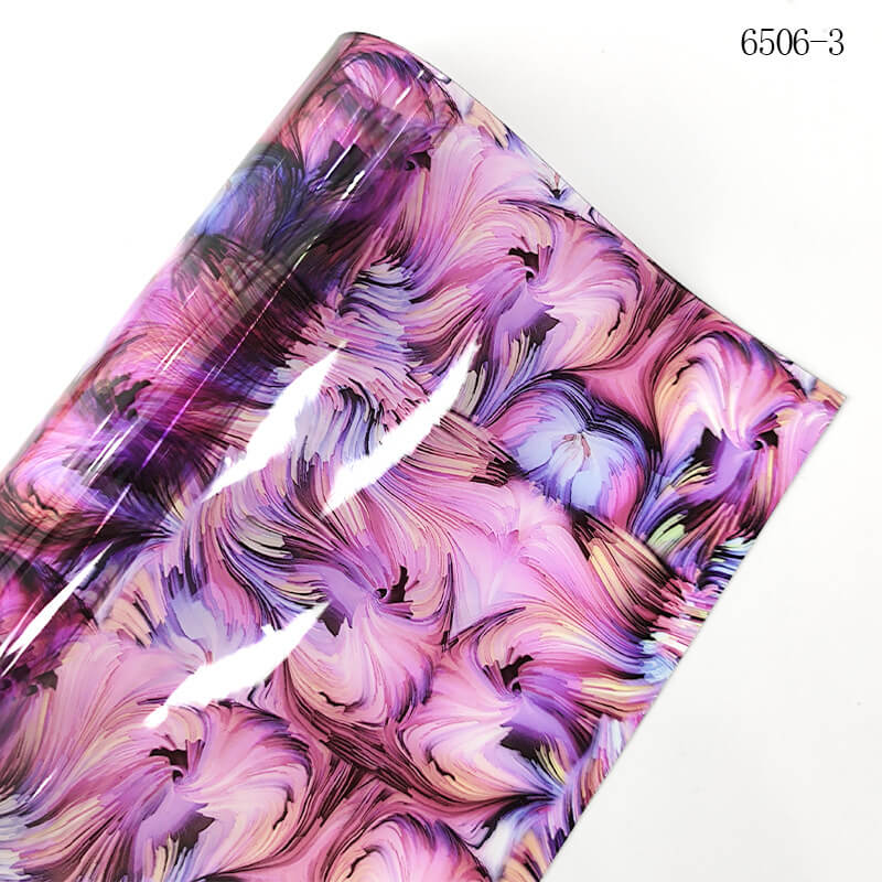Rainbow Printed Sheer PVC PVC Fabric for Bag Wholesale Supplier 6
