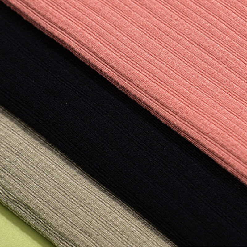 Casual Spandex Knit Rib Fabric for Top Wholesale Supplier