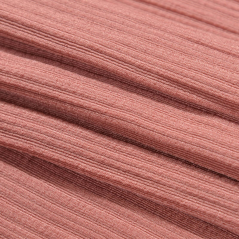 Casual Spandex Knit Rib Fabric for Top Wholesale Supplier