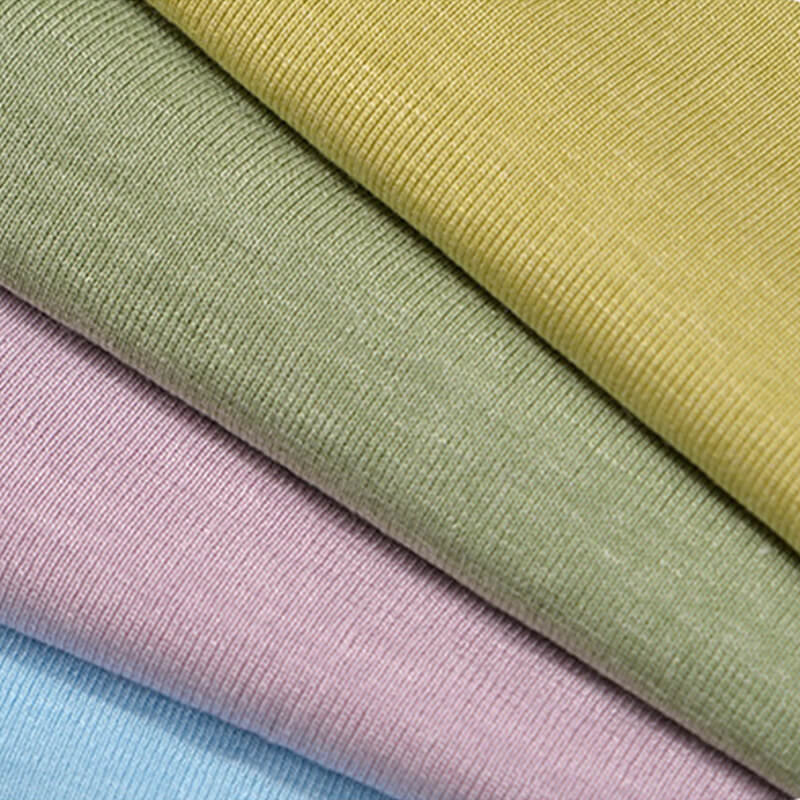 40-count Spandex Knit Rib Fabric for Top Wholesale Supplier