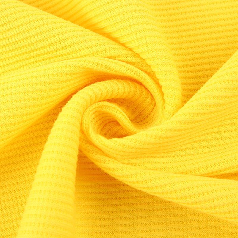 255g Dress Women's CVC Knit Rib Fabric for Dress Wholesale Supplier
