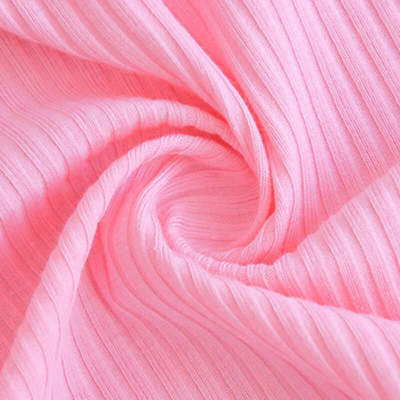 200g Spandex Knit Rib Fabric for Apparel Wholesale Supplier