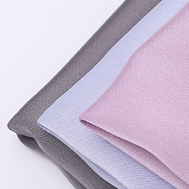 185g Dress Shiny Evening Polyester Dyed Satin Fabric for Dress Wholesa