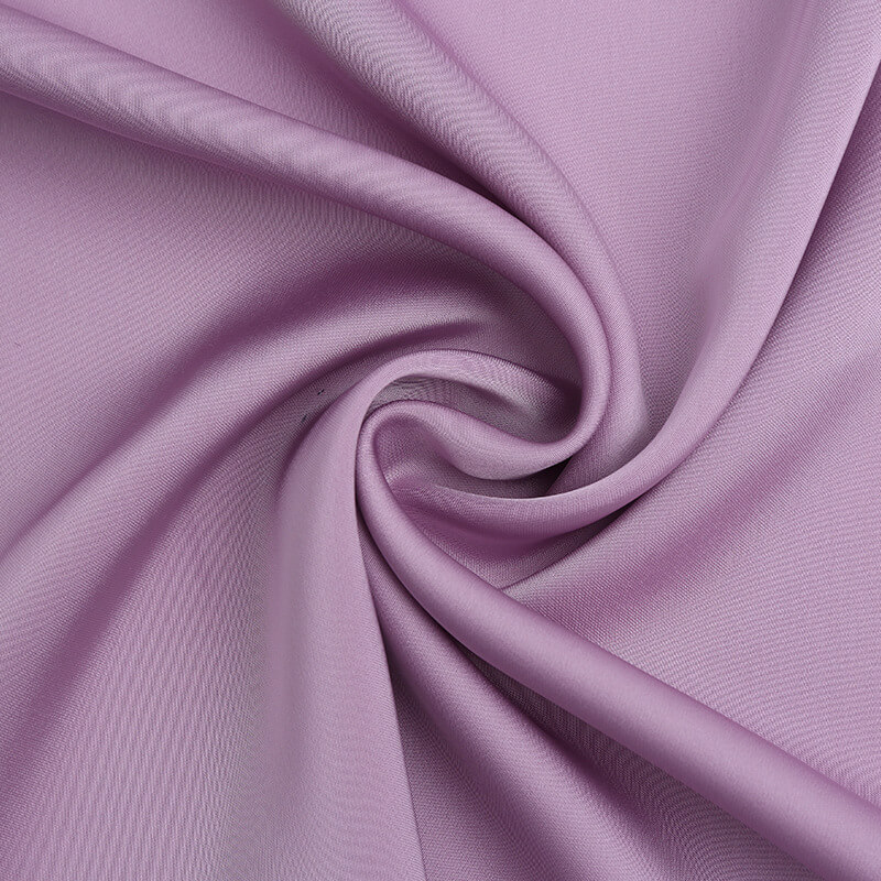 185g Dress Shiny Evening Polyester Dyed Satin Fabric for Dress Wholesa