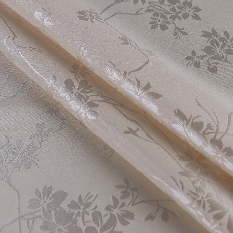 Jacquard Evening Tablecloth Satin Fabric for Evening Gown Wholesale Su