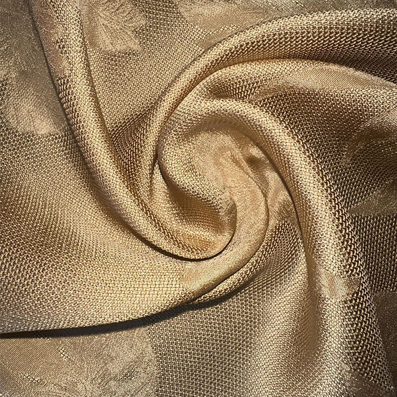 Jacquard Mulberry Silk Woven Fabric for Apparel Wholesale Supplier