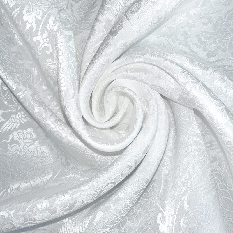 Jacquard Mulberry Silk Woven Fabric for Apparel Wholesale Supplier 20