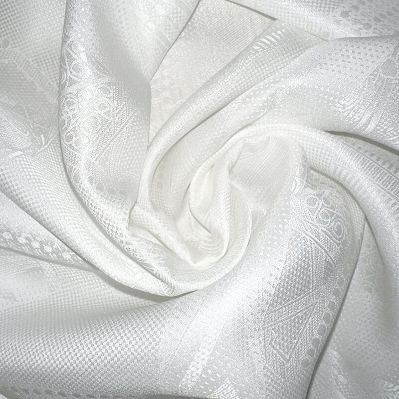 Jacquard Mulberry Silk Woven Fabric for Apparel Wholesale Supplier 22