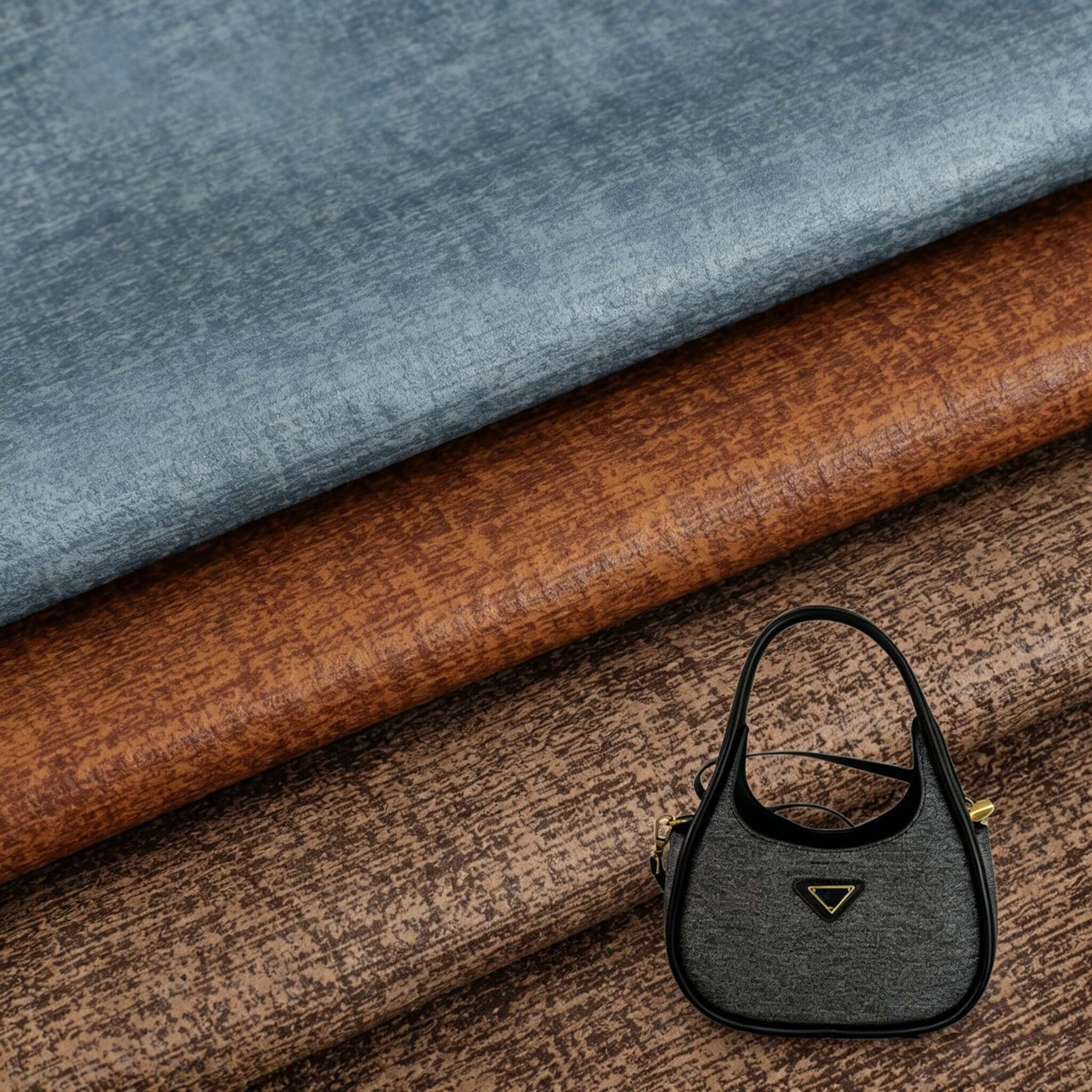 Faux Leather Sofa Upholstery Fabric for Handbag Wholesale Supplier