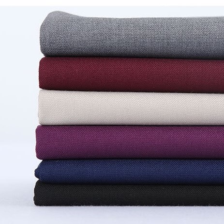 360g Polyester Viscose Blend Woven Twill Fabric for Suit Wholesale Sup