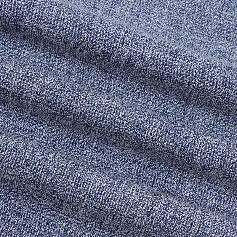 Men's Workwear Polyester Viscose Blend Woven Twill Fabric for Blouse W