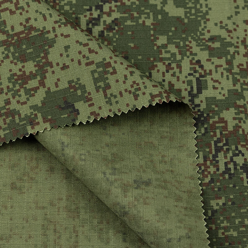 Plaid Polyester Cotton Blend Woven Twill Fabric Wholesale Supplier