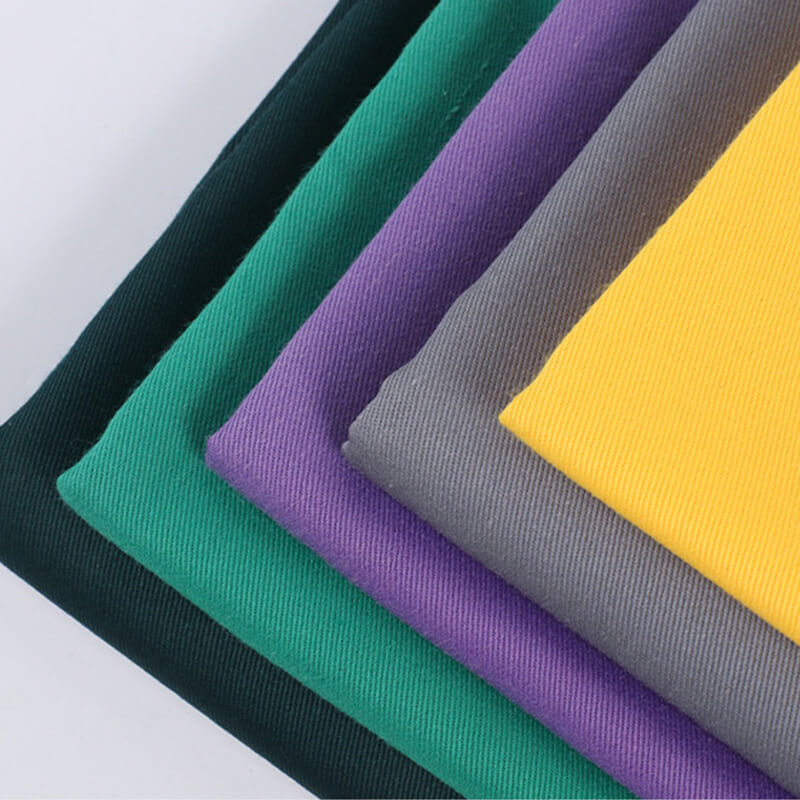 21-count Workwear Polyester Cotton Blend Woven Twill Fabric for Workwear Wh