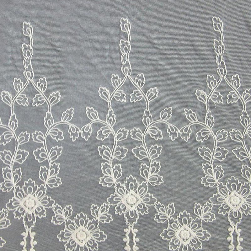 Lace Trim Polyester Sequin Fabric for Apparel Wholesale Supplier