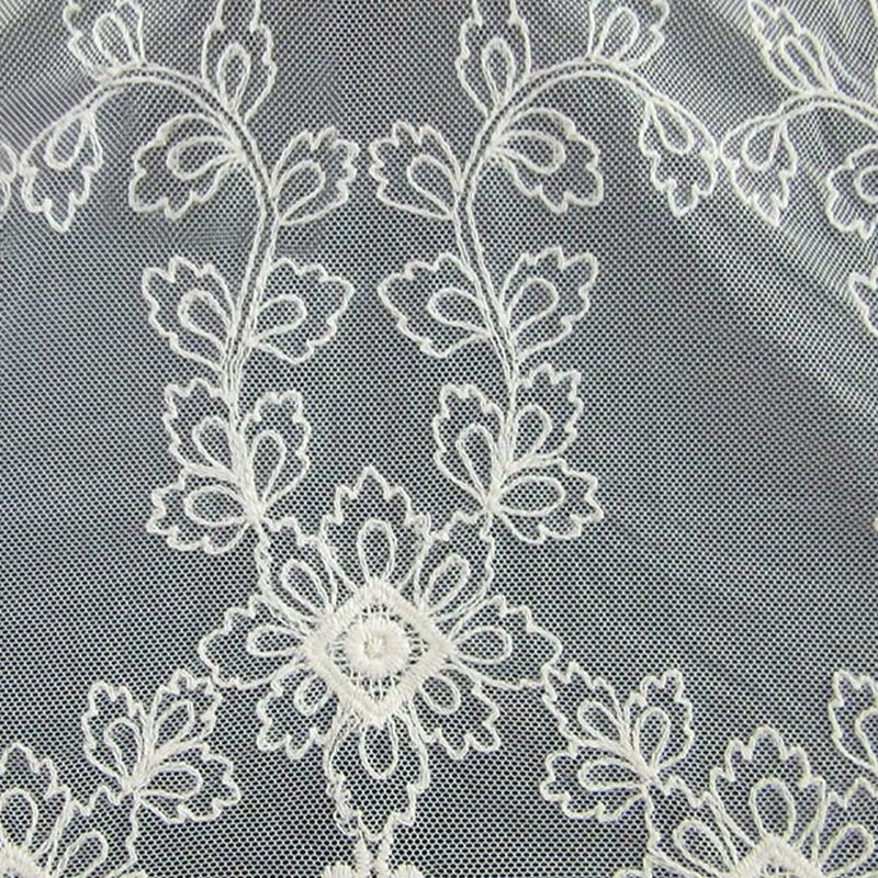 Lace Trim Polyester Sequin Fabric for Apparel Wholesale Supplier