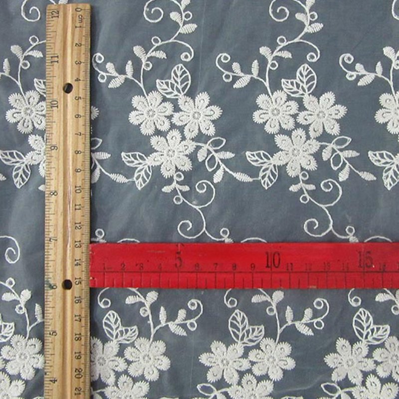 Lace Trim Polyester Sequin Fabric for Apparel Wholesale Supplier 3