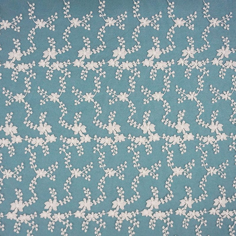 130cm Embroidered Lace All-Over Lace Milk Silk Polyester Sequin Fabric