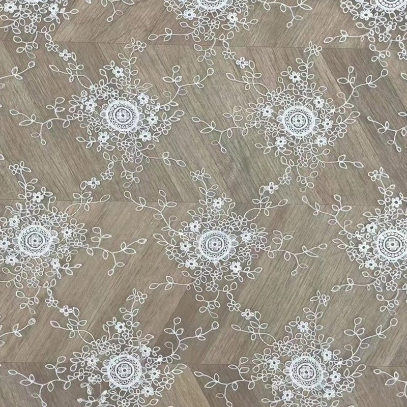 Sunflower Milk Silk Dress Polyester Sequin Fabric for Women's Wear Who