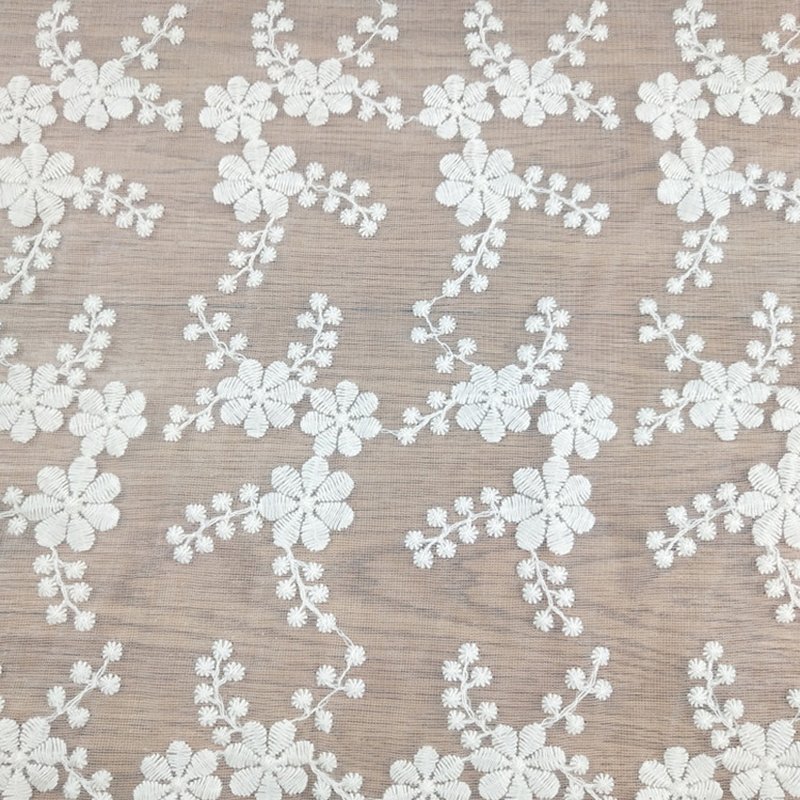 All-Over Lace All-Over Water Soluble Polyester Sequin Fabric for Women
