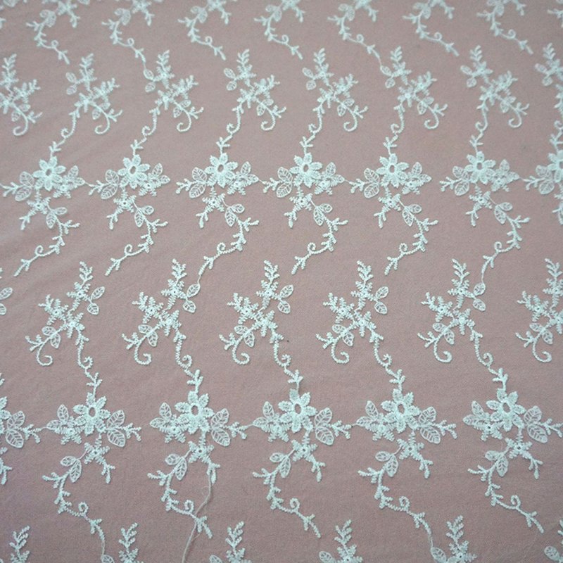 Water Soluble Lace Lace Fabric Milk Silk Polyester Sequin Fabric for W
