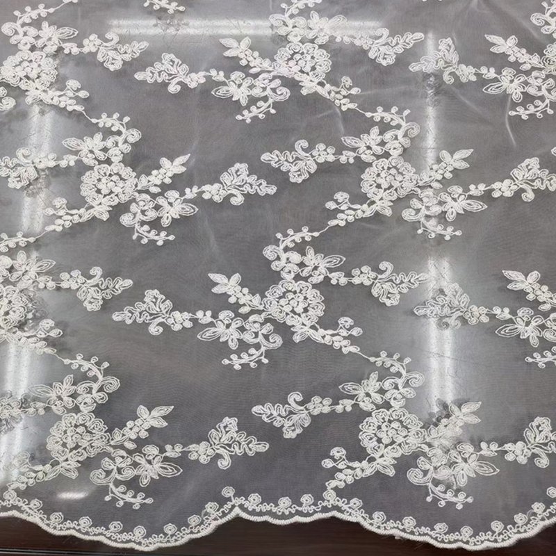Water Soluble Cotton Thread Women's Polyester Sequin Fabric for Women'