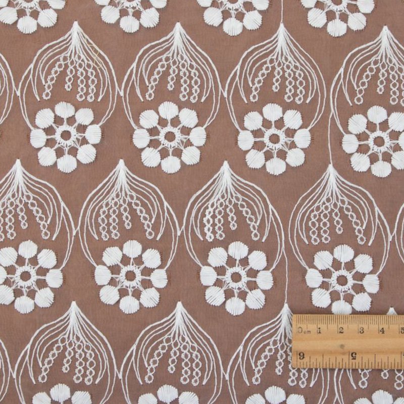 Milk Silk Dress Geometric Polyester Sequin Fabric for Women's Wear Who 7