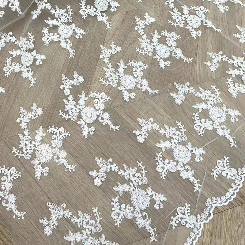 Milk Silk Dress Wave Polyester Sequin Fabric for Women's Wear Wholesal 5
