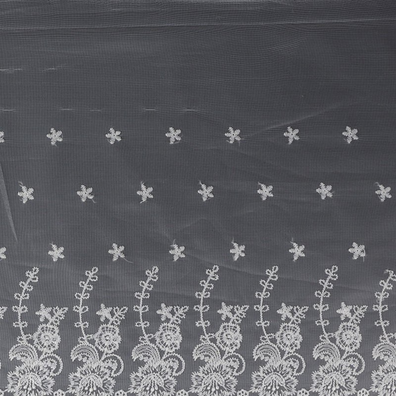 Embroidered Lace Milk Silk All-Over Polyester Sequin Fabric for Women'