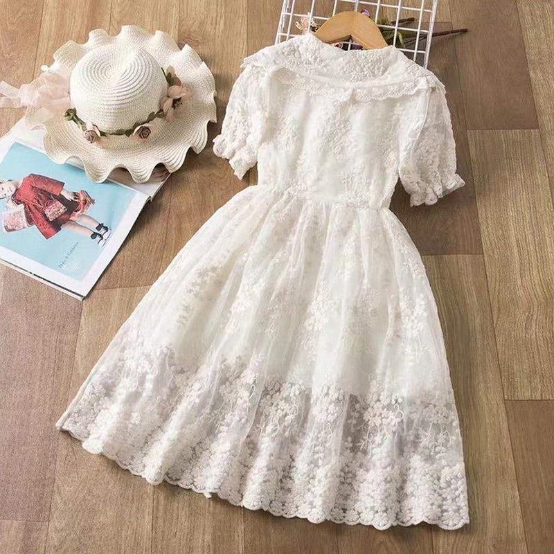 Lace Trim Milk Silk Dress Polyester Sequin Fabric for Women's Wear Who