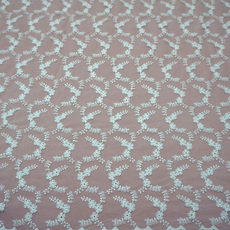 130cm Milk Silk Lingerie Lace Trim Polyester Sequin Fabric for Women's