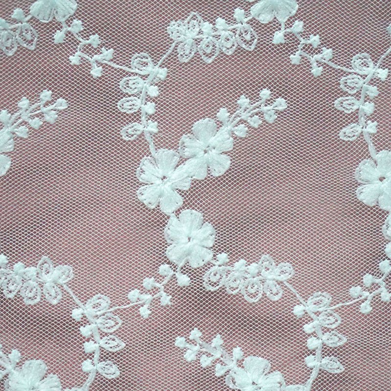 130cm Milk Silk Lingerie Lace Trim Polyester Sequin Fabric for Women's