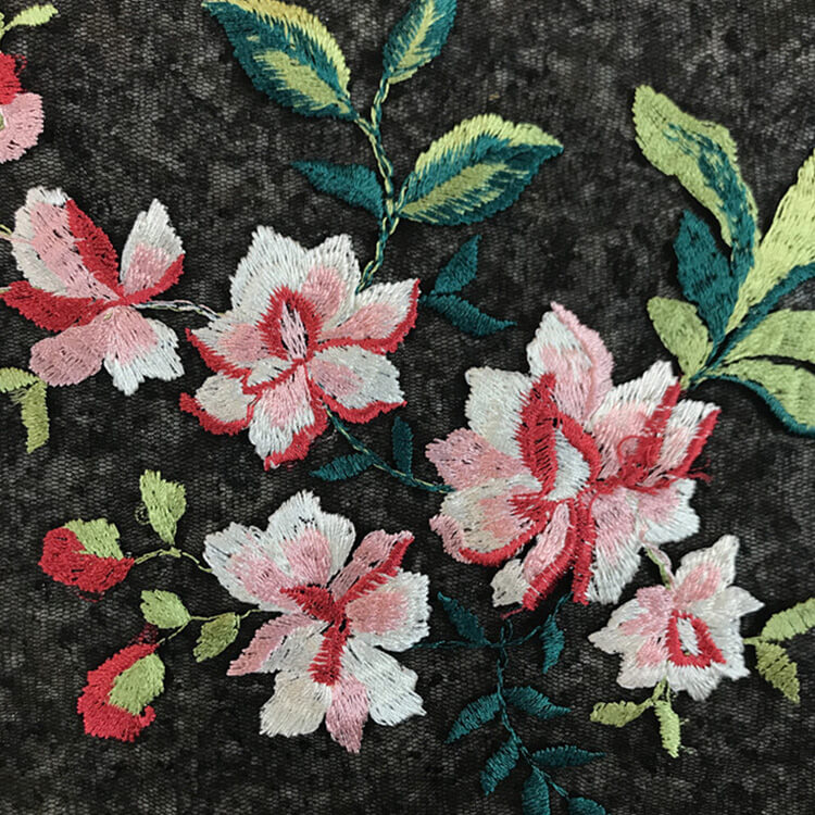 Embroidered Fabric Evening Women's Polyester for Women's Wear Wholesal 3