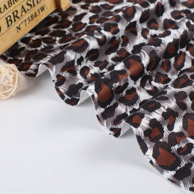 230g Printed Women's Polyester Warp Knit Fabric for Women's Wear Whole